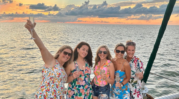 Champagne Sunset Catamaran Cruise