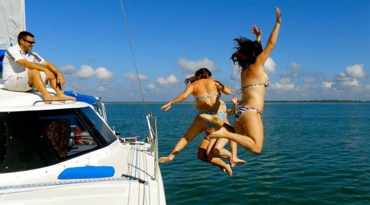 Private Day-Sail or Sunset Catamaran Cruise